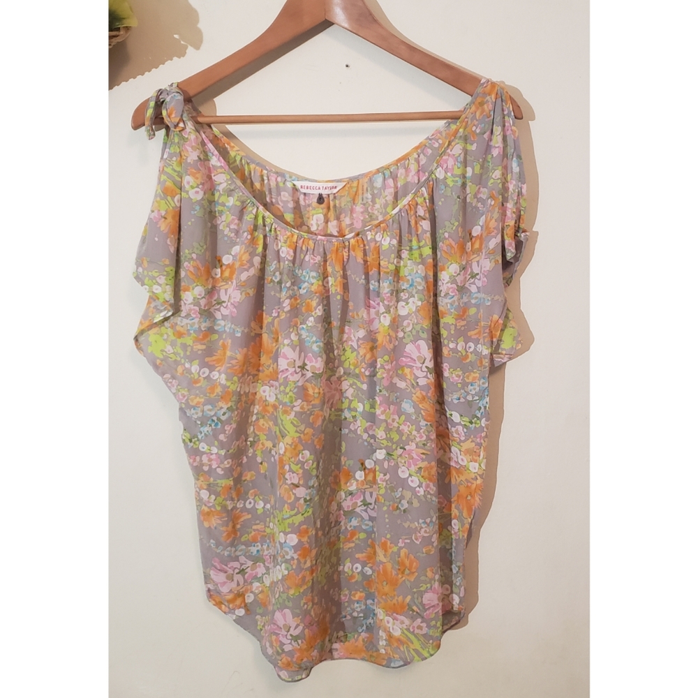 *** Rebecca Taylor  Floral Blouse